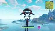 A player using the High Octane glider in Fortnite (Image via Epic Games)